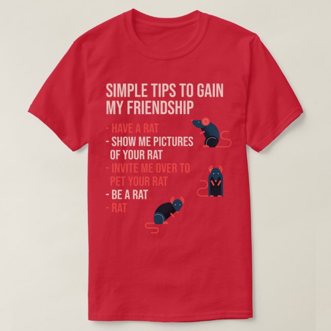 T-shirt Amant Rat (Design devant)