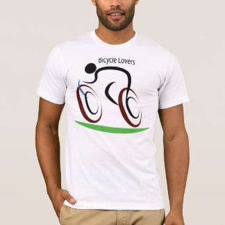 T-shirt Amants de bicyclette