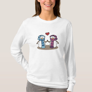 T-shirt Amants de neige