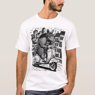 T-shirt Amardillo à travers Vespa