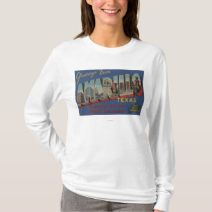 T-shirt Amarillo, le Texas (coeur du Pan-Handle)