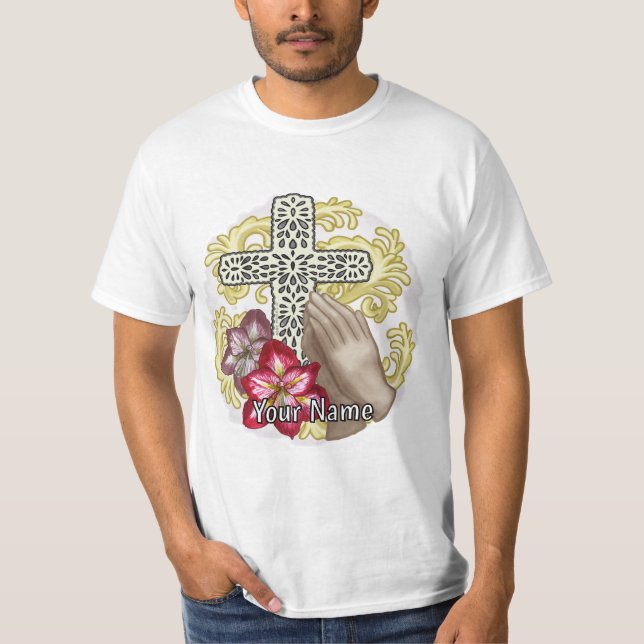 T-shirt Amaryllis Christian Cross (Devant)