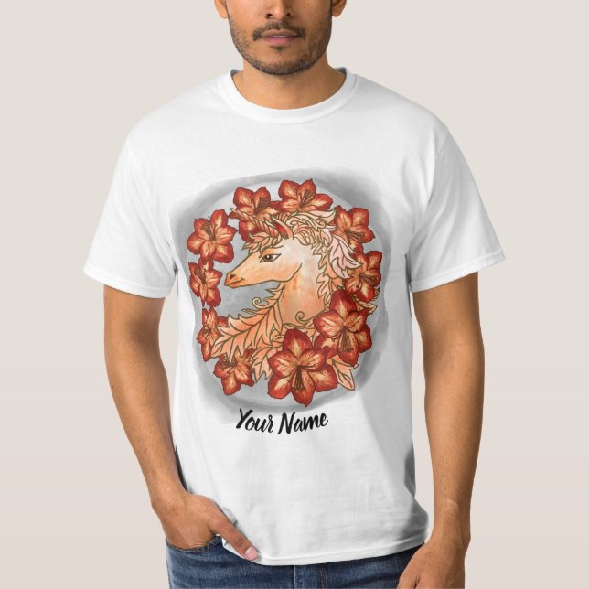 T-shirt Amaryllis Unicorn (Devant)