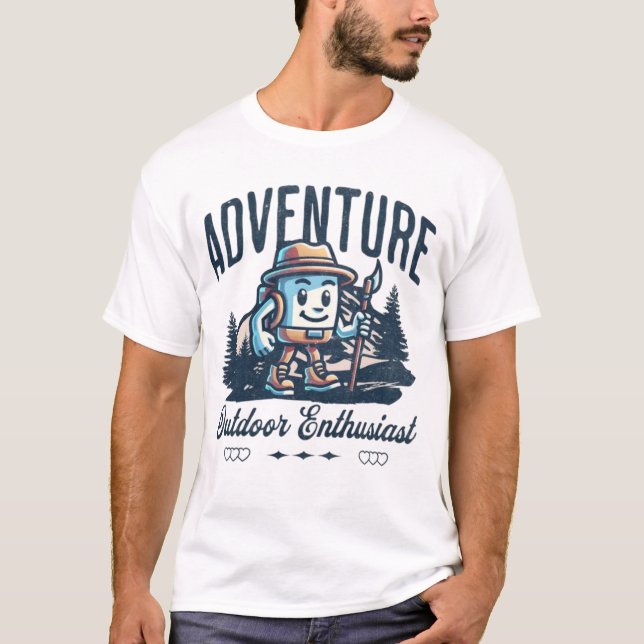 T-shirt Amateur d'aventure (Devant)