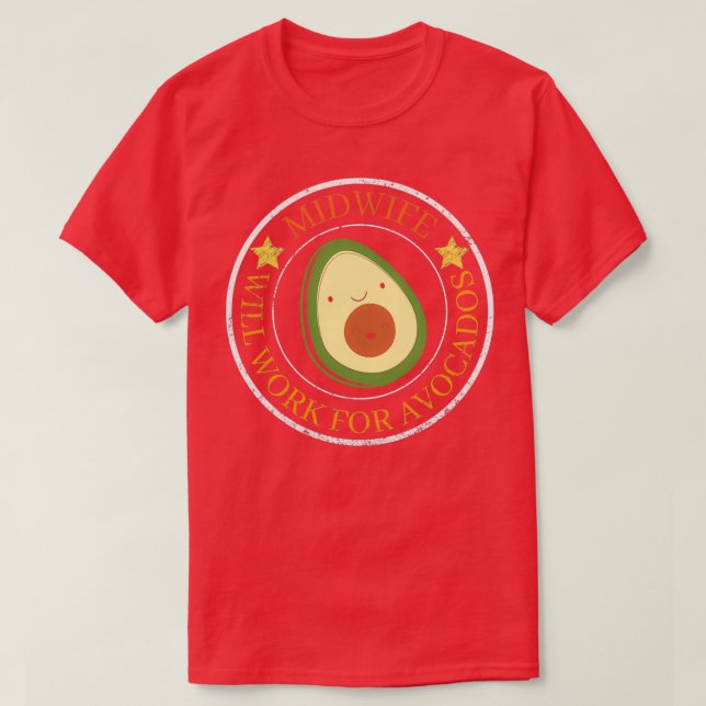 T-shirt Amateur d'avocat pour la conception de sage-femme  (Design devant)