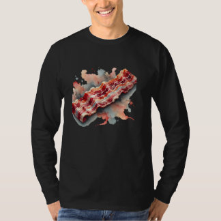 T-shirt Amateur de Bacon Style Aquarelle