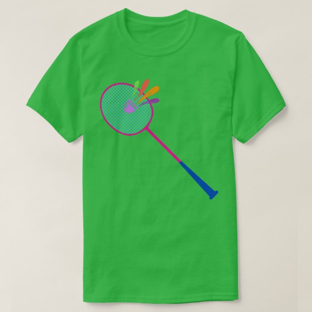 T-shirt Amateur de badmination T (Design devant)