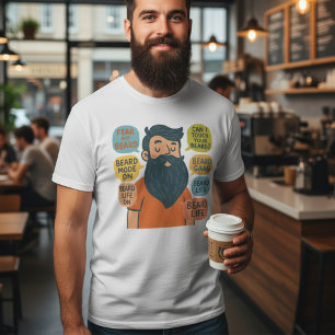T-shirt Amateur de barbe drôle