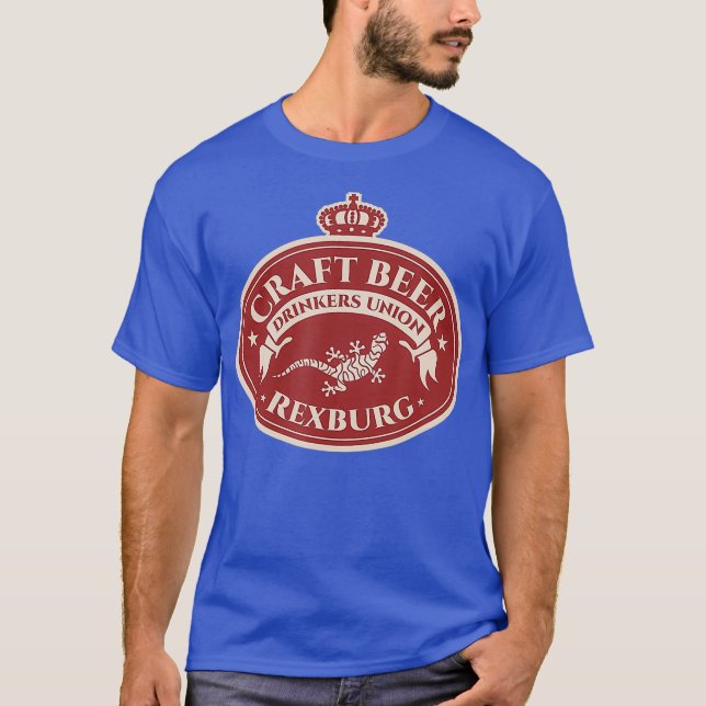 T-shirt Amateur de bière artisanale - Rexburg Idaho (Devant)