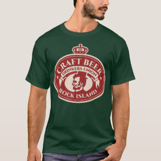 T-shirt Amateur de bière artisanale - Rock Island Illinois