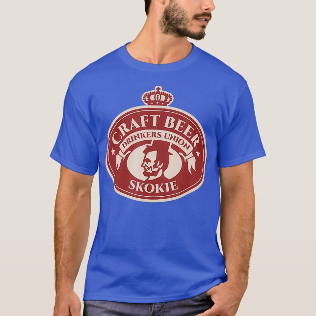 T-shirt Amateur de bière artisanale - Skokie Illinois (Devant)