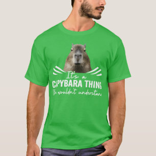 T-shirt Amateur de capybara Droits des animaux Amoureux de