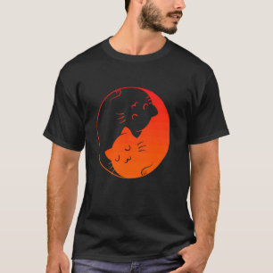 T-shirt Amateur de chat Caractère chinois China Fan Signes