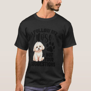 T-shirt Amateur de Chien Propriétaire de Chien Mon Nez Amo