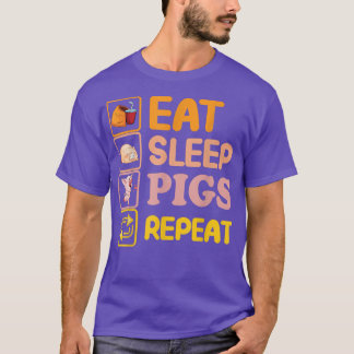 T-shirt Amateur de cochons drôle Élevage de porcs Éleveur 