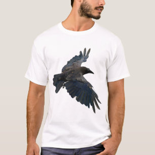 T-shirt amateur de Corvid volant Raven