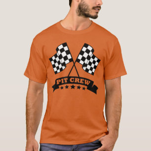 T-shirt Amateur de course de l'équipage de fosse pour les