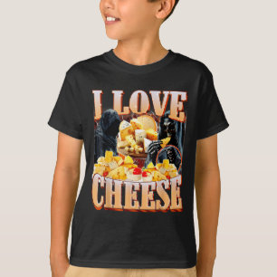 T-shirt Amateur de fromage drôle squelette mème humour hom