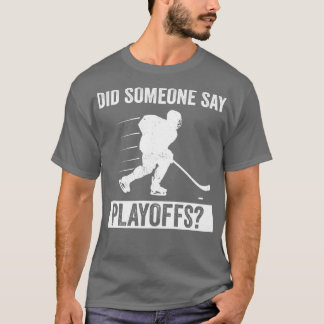 T-shirt Amateur de hockey sur glace amusant Playoff Amateu