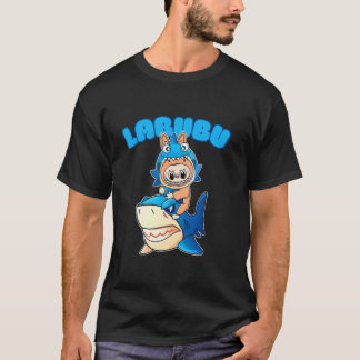 T-shirt Amateur de Labubu de Poisson Mignon Labubu Les Mon