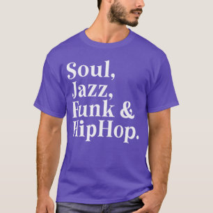 T-shirt Amateur de musique funk hip hop groove soul jazz d