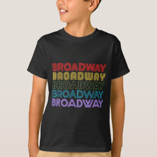 T-shirt Amateur de musique rétro Broadway Théâtre Théâtre