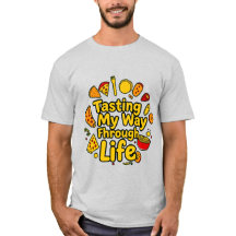 T-shirt amateur de nourriture
