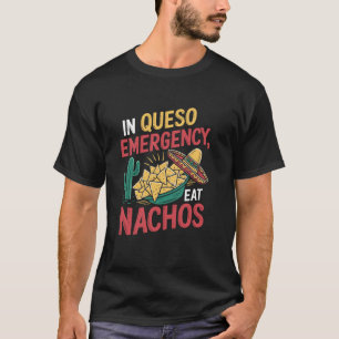 T-shirt Amateur de nourriture mexicaine Tout avec modérati