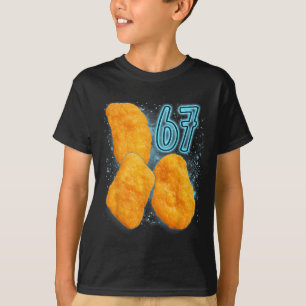 T-shirt Amateur de nuggets de poulet 67 Mème Six Sept Poul