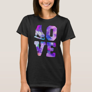 T-shirt Amateur De Patinage Sur Glace Pour Filles Femmes P