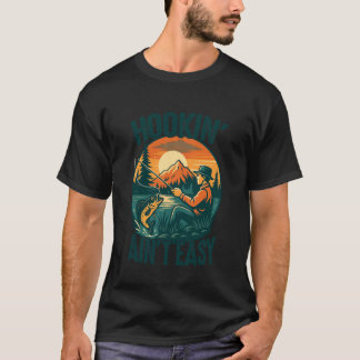 T-shirt Amateur de pêche Pêcheur Fête des Pères Accrocher