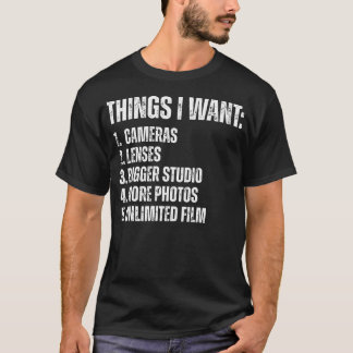 T-shirt Amateur de photographie jeu de mots pour la retouc