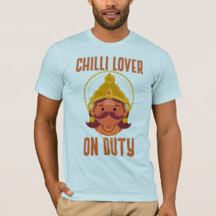 T-shirt Amateur de Piment en Service Amateur de Curry