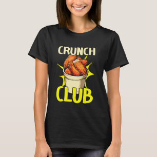 T-shirt Amateur de poulet frit Amateur de nourriture Foodi