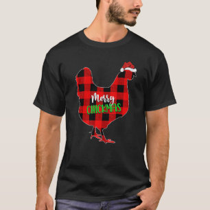 T-shirt Amateur de poulet joyeux Chickmas Noël au poulet