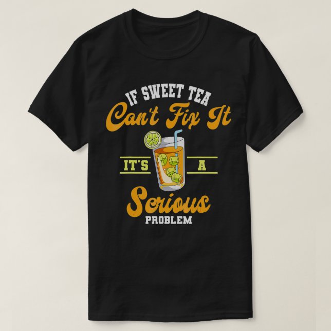 T-shirt Amateur De Thé Sucré Rafraîchissement Glacé Un P S (Design devant)