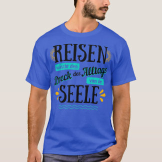 T-shirt Amateur de voyage Wanderlust dire idée cadeau adve