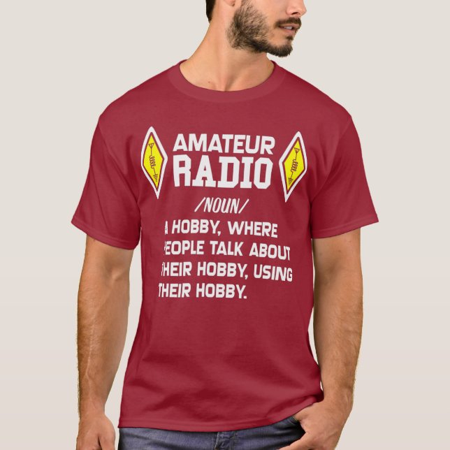 T-shirt Amateur Radio Lover (Devant)