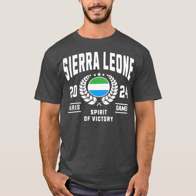 T-shirt Amateur sportif Sierra Leone 2024 (Devant)