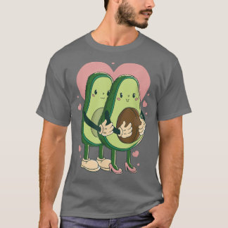 T-shirt Amateurs avocats pour femmes enceintes, végétalien