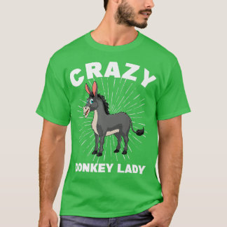 T-shirt Amateurs cool Donkey Pour Femmes Filles Donkey Lad