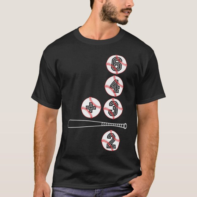 T-shirt Amateurs de baseball 6432 Double Play Ball Premium (Devant)