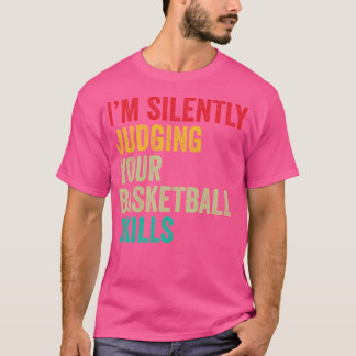 T-shirt Amateurs De Basket-Ball Cadeau Drôle Je Suis Silen