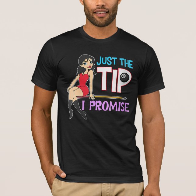 T-shirt Amateurs de billard| Juste Le Conseil Que Je Prome (Devant)