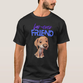 T-shirt Amateurs de chiots pour toujours les amis -