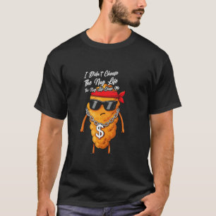 T-shirt Amateurs de fast-food gourmets de nuggets de poule
