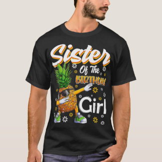 T-shirt Amateurs de fruits Soeur de l'ananas fille d'anniv