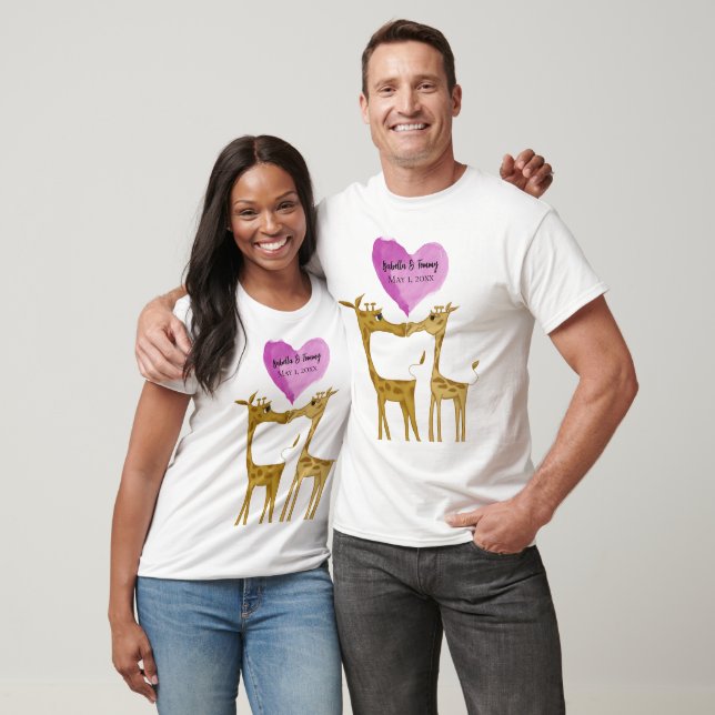 T-shirt Amateurs de girafe adorables (Unisexe)
