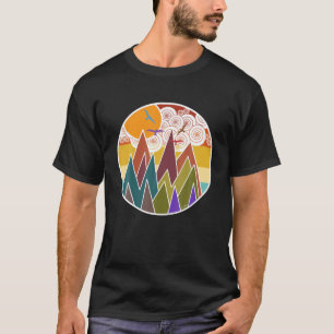 T-shirt Amateurs de la nature de montagne Randonneurs Abst