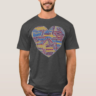 T-shirt Amateurs de livre Word Cloud Lecteurs drôle Librai